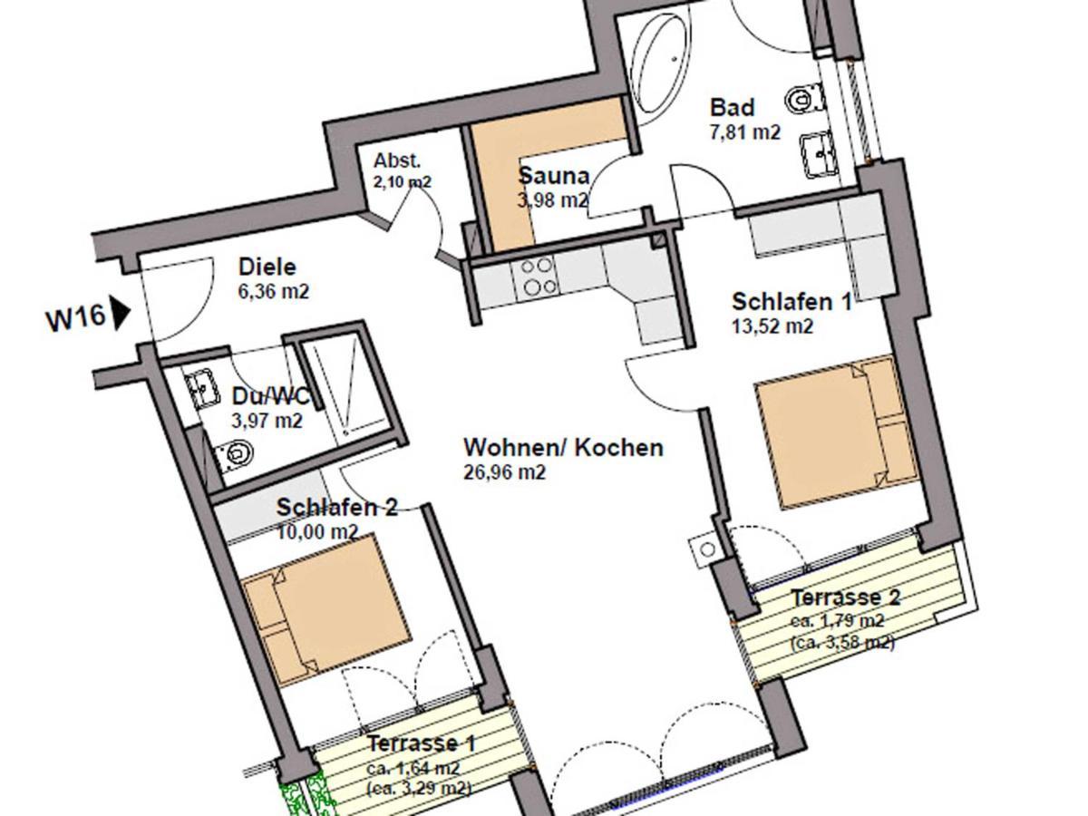Ostseeresidenz Sassnitz F548 WG 16 mit Kamin, Sauna, Meerblick Eksteriør billede